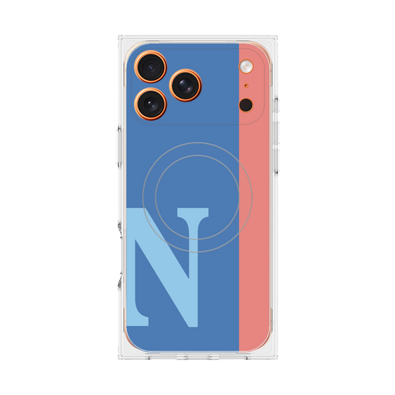 Premium Square Case with MagSafe［ Original - initial color line - N blue ］