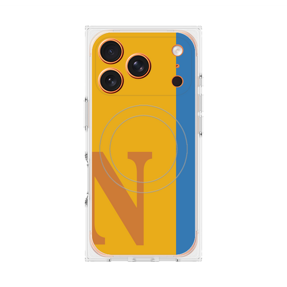 Premium Square Case with MagSafe［ Original - initial color line - N orange ］