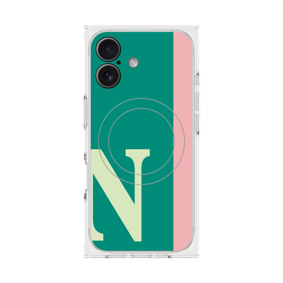 Premium Square Case with MagSafe［ Original - initial color line - N green ］