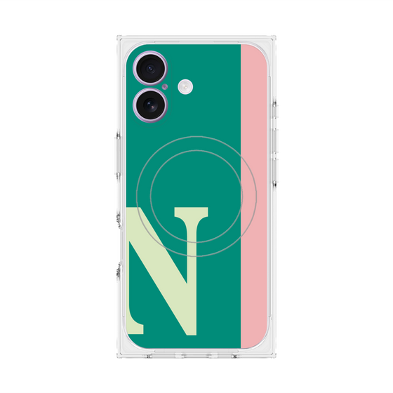 Premium Square Case with MagSafe［ Original - initial color line - N green ］