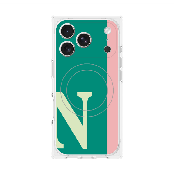 Premium Square Case with MagSafe［ Original - initial color line - N green ］