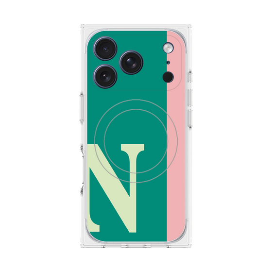 Premium Square Case with MagSafe［ Original - initial color line - N green ］