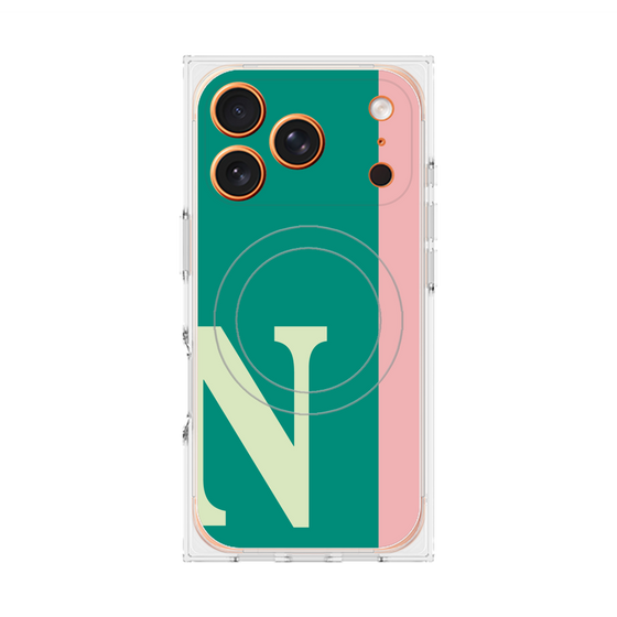 Premium Square Case with MagSafe［ Original - initial color line - N green ］