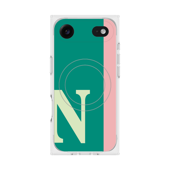 Premium Square Case with MagSafe［ Original - initial color line - N green ］