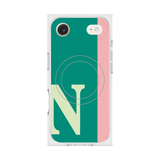 Premium Square Case with MagSafe［ Original - initial color line - N green ］