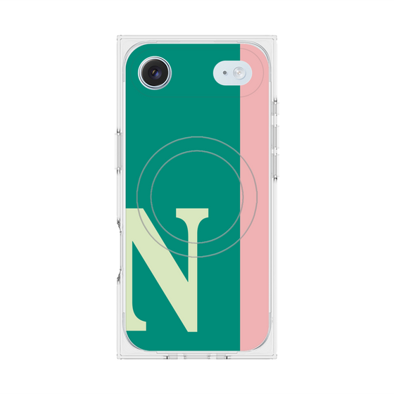 Premium Square Case with MagSafe［ Original - initial color line - N green ］