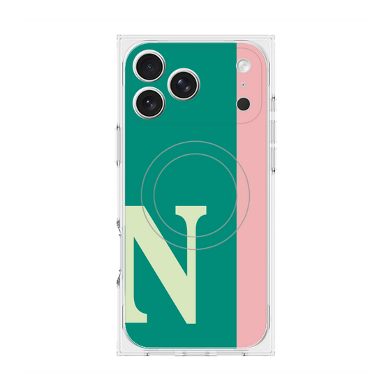 Premium Square Case with MagSafe［ Original - initial color line - N green ］