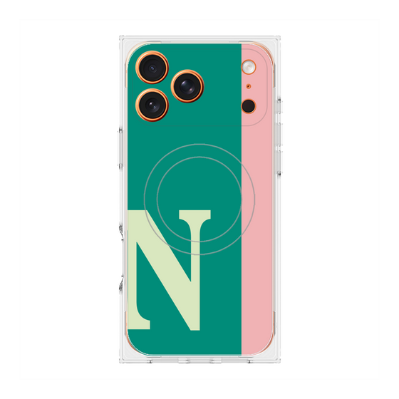Premium Square Case with MagSafe［ Original - initial color line - N green ］