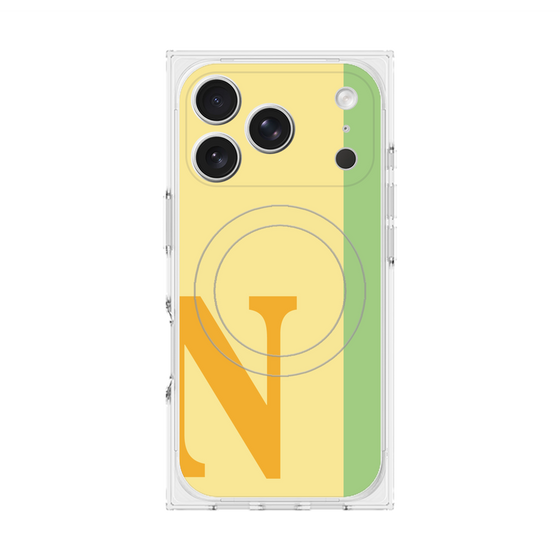 Premium Square Case with MagSafe［ Original - initial color line - N yellow ］
