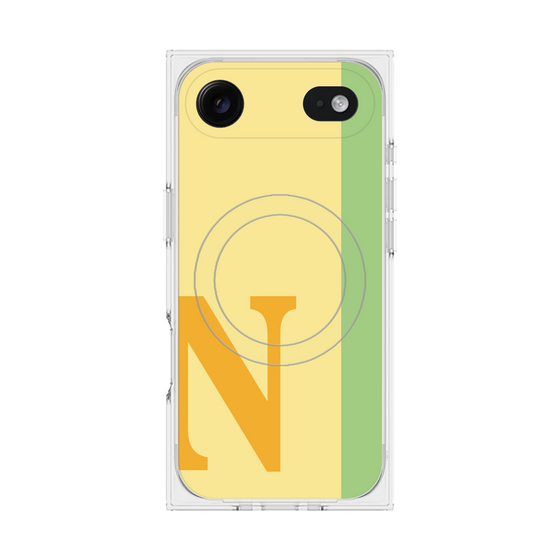 Premium Square Case with MagSafe［ Original - initial color line - N yellow ］