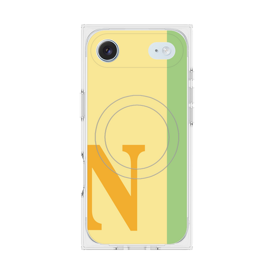 Premium Square Case with MagSafe［ Original - initial color line - N yellow ］