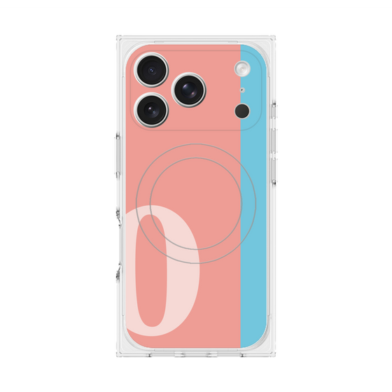 Premium Square Case with MagSafe［ Original - initial color line - O pink ］