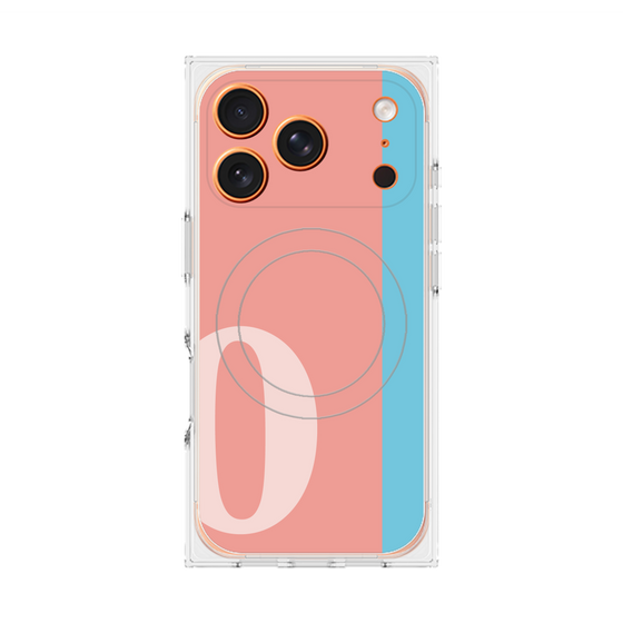 Premium Square Case with MagSafe［ Original - initial color line - O pink ］