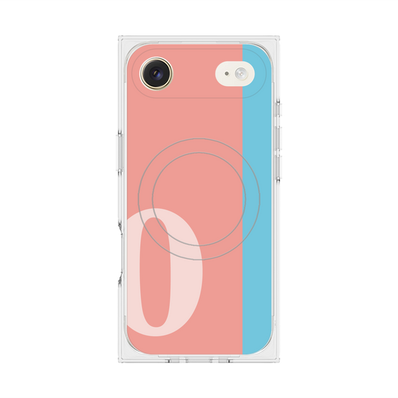 Premium Square Case with MagSafe［ Original - initial color line - O pink ］