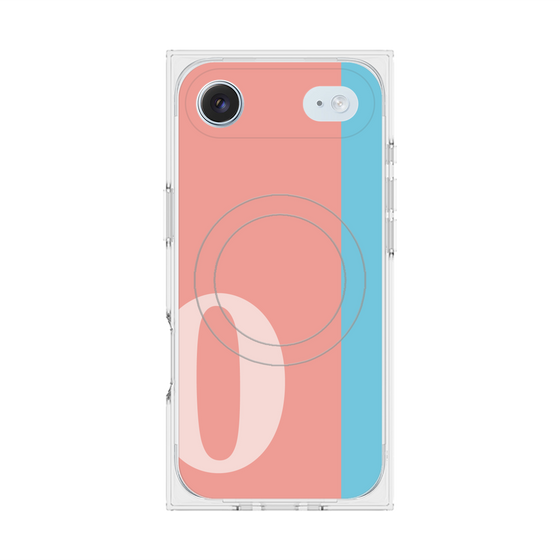 Premium Square Case with MagSafe［ Original - initial color line - O pink ］