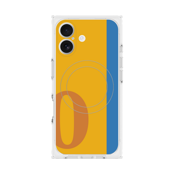 Premium Square Case with MagSafe［ Original - initial color line - O orange ］