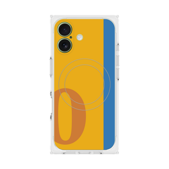 Premium Square Case with MagSafe［ Original - initial color line - O orange ］