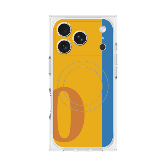 Premium Square Case with MagSafe［ Original - initial color line - O orange ］