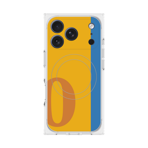 Premium Square Case with MagSafe［ Original - initial color line - O orange ］