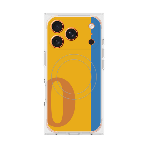 Premium Square Case with MagSafe［ Original - initial color line - O orange ］