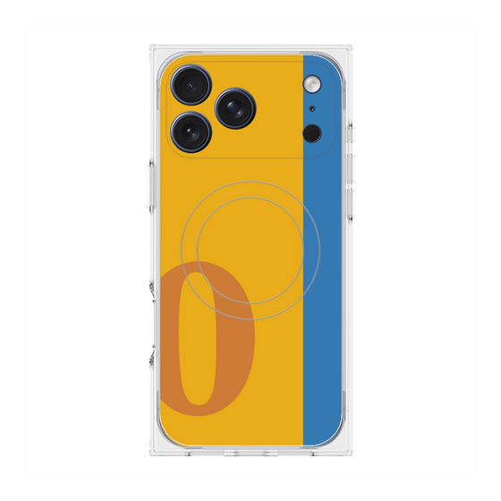 Premium Square Case with MagSafe［ Original - initial color line - O orange ］