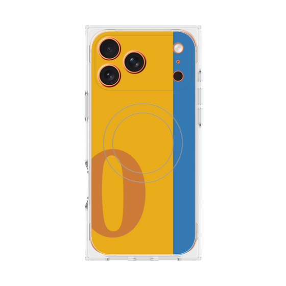 Premium Square Case with MagSafe［ Original - initial color line - O orange ］
