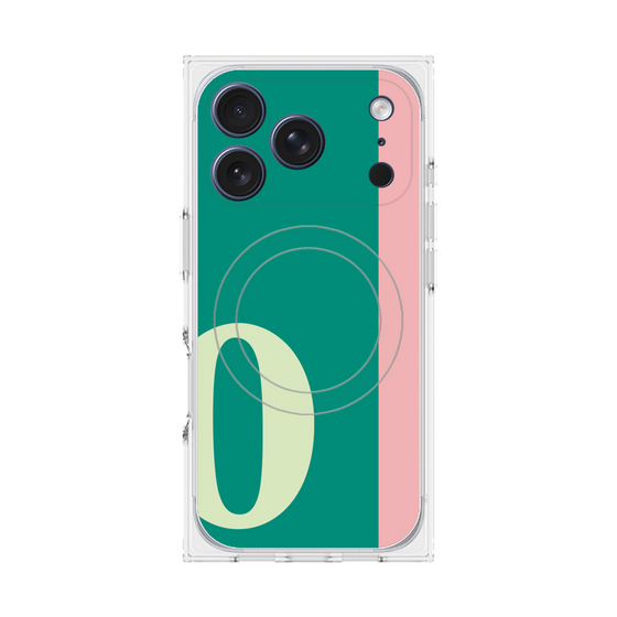 Premium Square Case with MagSafe［ Original - initial color line - O green ］