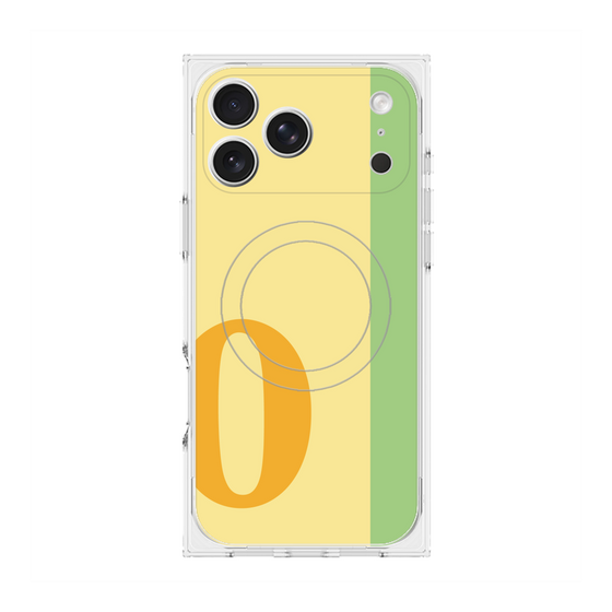 Premium Square Case with MagSafe［ Original - initial color line - O yellow ］