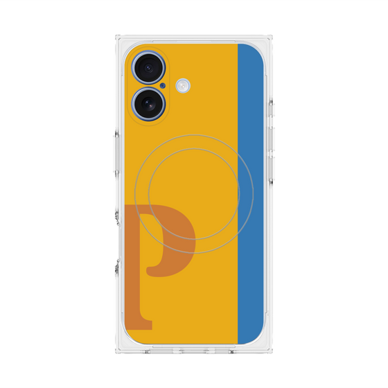 Premium Square Case with MagSafe［ Original - initial color line - P orange ］