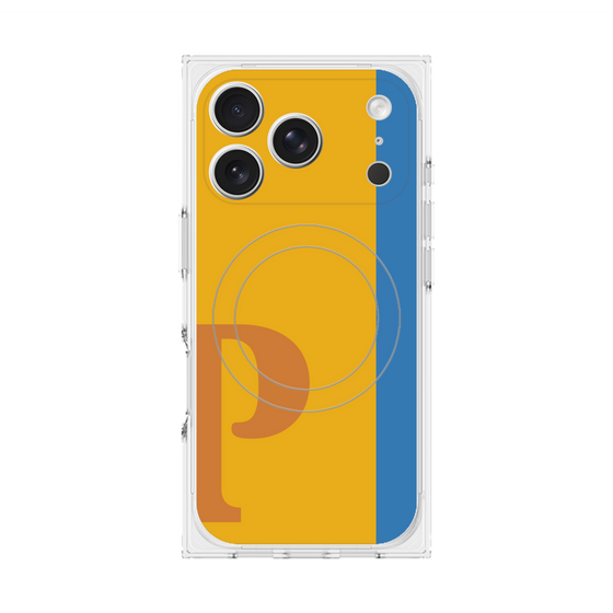 Premium Square Case with MagSafe［ Original - initial color line - P orange ］