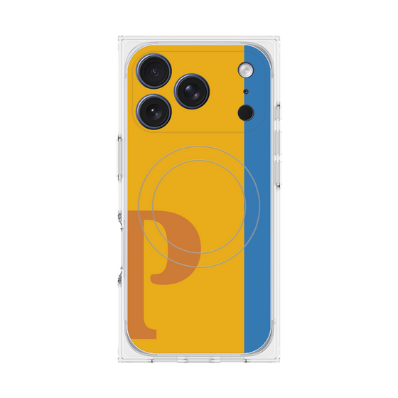 Premium Square Case with MagSafe［ Original - initial color line - P orange ］