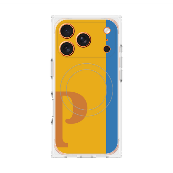 Premium Square Case with MagSafe［ Original - initial color line - P orange ］