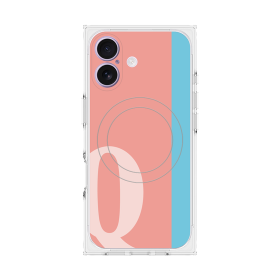 Premium Square Case with MagSafe［ Original - initial color line - Q pink ］