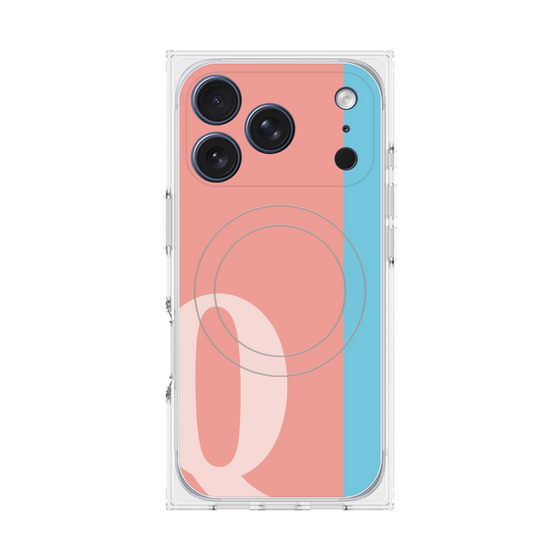 Premium Square Case with MagSafe［ Original - initial color line - Q pink ］