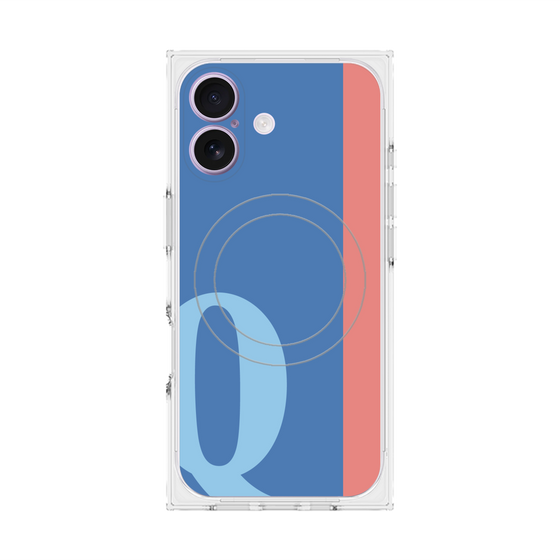 Premium Square Case with MagSafe［ Original - initial color line - Q blue ］