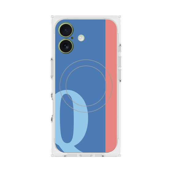 Premium Square Case with MagSafe［ Original - initial color line - Q blue ］