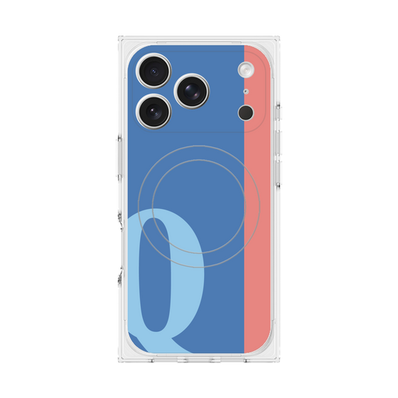 Premium Square Case with MagSafe［ Original - initial color line - Q blue ］