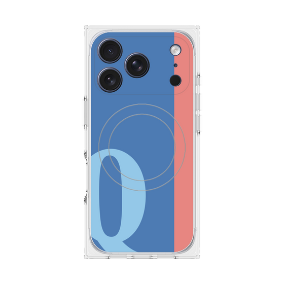 Premium Square Case with MagSafe［ Original - initial color line - Q blue ］