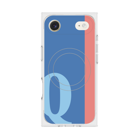 Premium Square Case with MagSafe［ Original - initial color line - Q blue ］