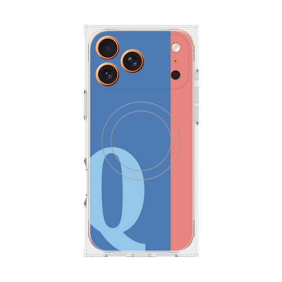Premium Square Case with MagSafe［ Original - initial color line - Q blue ］