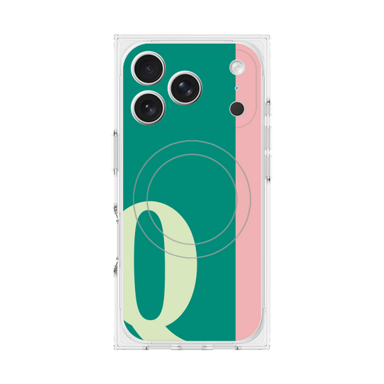 Premium Square Case with MagSafe［ Original - initial color line - Q green ］