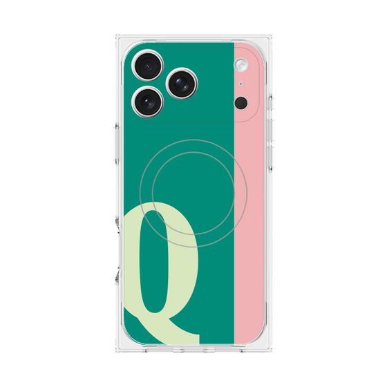 Premium Square Case with MagSafe［ Original - initial color line - Q green ］