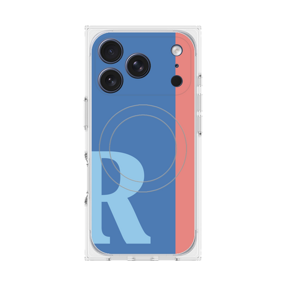 Premium Square Case with MagSafe［ Original - initial color line - R blue ］