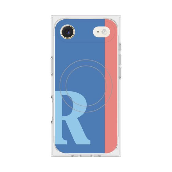 Premium Square Case with MagSafe［ Original - initial color line - R blue ］