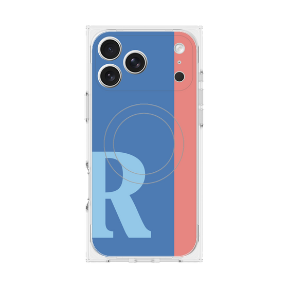 Premium Square Case with MagSafe［ Original - initial color line - R blue ］