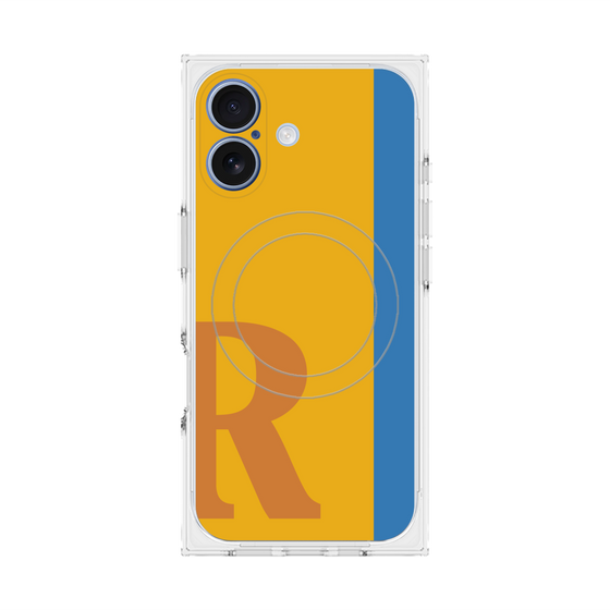 Premium Square Case with MagSafe［ Original - initial color line - R orange ］