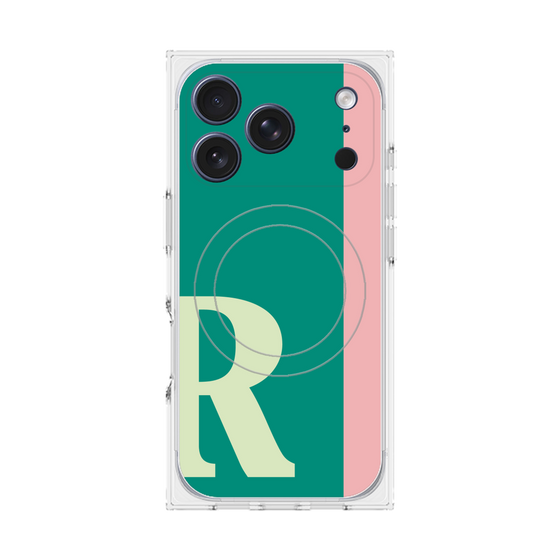 Premium Square Case with MagSafe［ Original - initial color line - R green ］