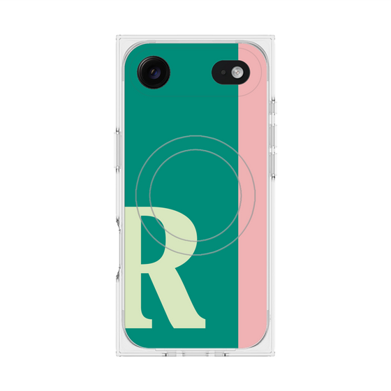 Premium Square Case with MagSafe［ Original - initial color line - R green ］