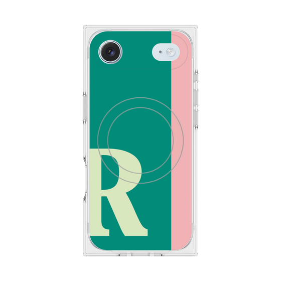 Premium Square Case with MagSafe［ Original - initial color line - R green ］