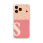 Premium Square Case with MagSafe［ Original - initial two tone - S pink ］